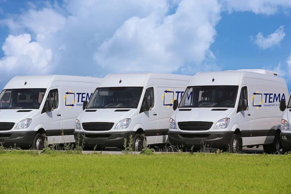 Auslieferungen von Waren - Tema Transport